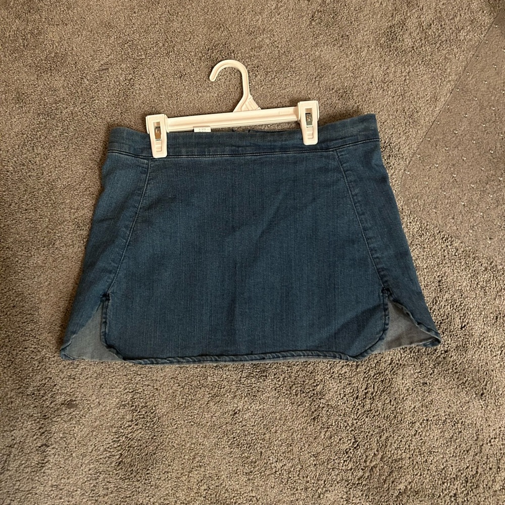 O2 Denim Mini Skirt